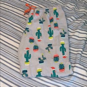 Christmas cactus PJ bottoms
